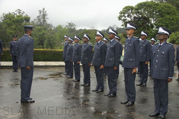 The Commissioning and Passing Out Parade at SLAF Diyatalawa